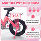 Leichten Kids Bike Kickstand For 14 Inch Wheel Children'S Bicycle Single-Side Kick Stand Rear Mount Bikes Support Racks Red