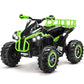 Soar Four Wheeler For Kids - Electirc Toddler 4 Wheeler For Kids 3-6, Ride On Atv 12V Battery Powered, Kids Quad With Led Lights, Music, High Low Speed, Usb/Tf, Treaded Tires, Green
