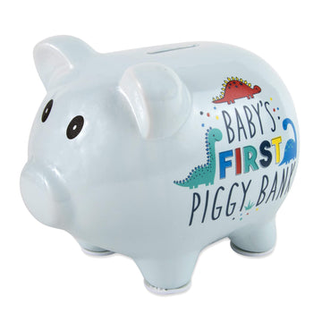 Baby Essentials My First Piggy Bank, Baby'S First Piggy Banks For Boys And Girls (Dinosaurs)