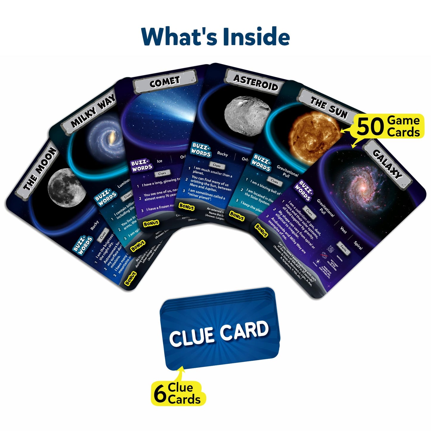 Skillmatics Card Game - Guess in 10 NASA Space - Educational Toy for Kids & Families - Ages 8+ - Multicolor - Model SKILL579GNS