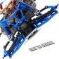 Rcarmumb Alloy Front Rear Suspension Arm & Steering Blocks Caster Blocks C-Hubs Stub Axle Carriers Upgrades Part for 1/10 Slash