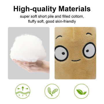 Maikerry 1 Pc Pvz Plants Figures Plush Toy Stuffed Soft Doll Wall-Nut Plant Toy,Great Gifts For Kids And Fans,Birthday,Halloween & Christmas