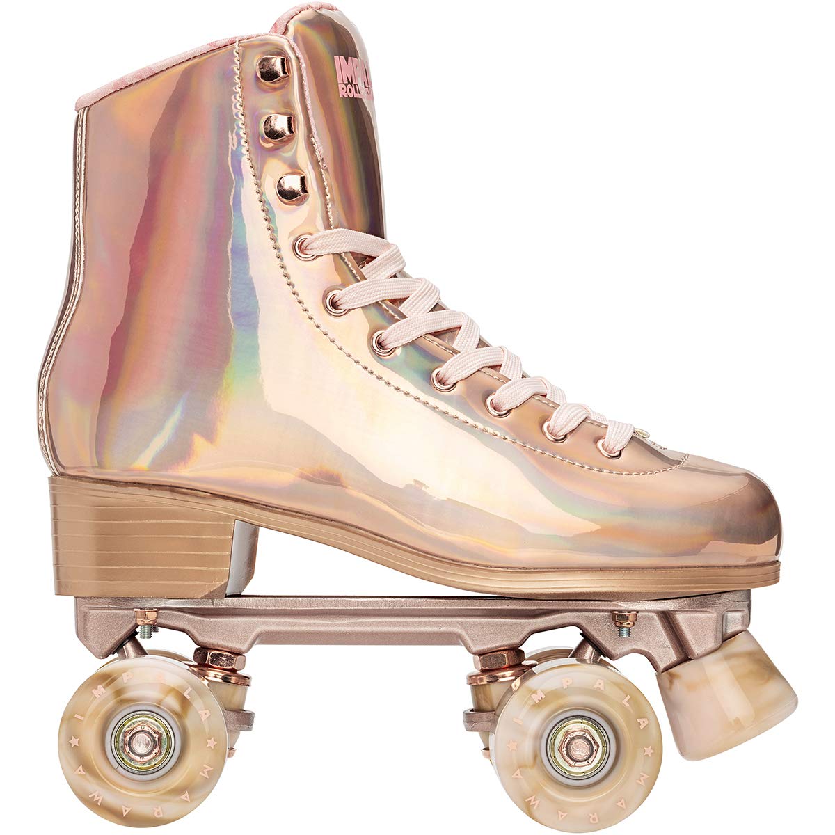 Impala Rollerskates Girl's Impala Quad Skate (Big Kid/mature-themed) Marawa Rose Gold 9 (US Men's 7  Women's 9) M
