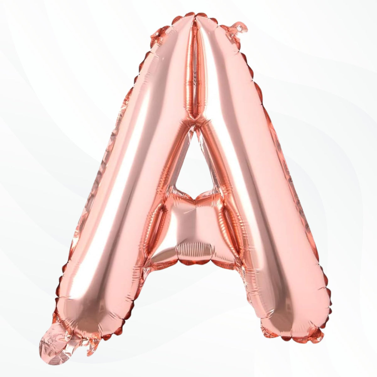 Flyloons Rose Gold A Letter Foil Balloon Alphabets Balloons Perfect for Birthday Decoration Items, Anniversary, Bachelorette, We