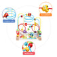 AISHUN Wooden Bead Maze Toy - Colorful Roller Coaster for Toddlers, Medium Size, Educational Gift for Kids, Multicolor