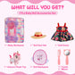 Babeside 18 Inch Doll Clothes And Accessories With Doll Bag For 18 Inch Baby Dolls Girl, 7 Pcs Dolls Clothes With Hat Comb Mirro