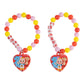 Luv Her Bluey Girls Bff 6 Piece Toy Jewelry Box Set With 2 Rings, 2 Bead Bracelets And Snap Hair Clips Ages 3+