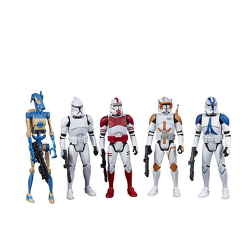 Star Wars Celebrate The Saga Toys Galactic Republic Figure Set, 3.75-Inch-Scale Collectible Action Figure 5-Pack For Kids Ages 4 And Up
