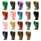 Ouubuuy Crystal Angel Figurines Statues 4 pcs Natural Gemstone Carved Pocket Guardian Angel 1.5 inch for Healing Reiki Spiritual