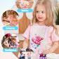 Wernnsai Toddler Girls Aprons - Cupcake Kids Aprons For Girls Toddler Paint Art Smock Waterproof Cooking Baking Painting Gardening Artist Chef Apron For Kids Age 6-10 Years