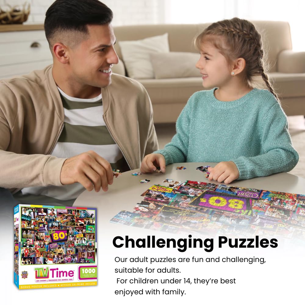 Tv Time The 80S 1000 Piece Jigsaw Puzzle