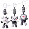 Rolimate Baby Toy Cartoon Animal Stuffed Hanging Rattle Toys, Baby Bed Crib Car Seat Travel Stroller Soft Plush Toys With Wind Chimes, Best Birthday Gift For Newborn 0-18 Month