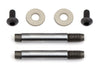 Team Associated TC7.1 Shock Shafts, Sterling Silver 31746