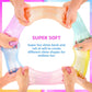 6 Pack Valentine'S Day Clear Slime Kit, Rich Colors Crystal Easter Slime For Girls And Boys 4-12, Kids Birthday Party Favor Gift