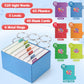 Torlam Sight Words & Phonics Flash Cards for Kids, Medium Cardboard, Learn Digraphs & CVC Blends, Ideal for Pre-K to 3rd Grade