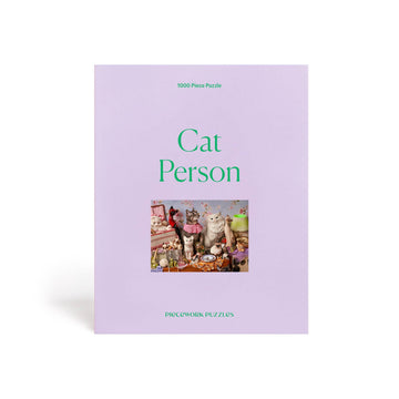 Piecework Cat Person 1000 Piece Puzzle For Adults, Challenging Jigsaw With Cats And Purrr-Fect Imagery, Soft-Touch Puzzle Gift -