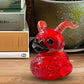 Jabubeagup Unique Rubber Duck, 3 Inch Gothic Satanic Duck, Cyberpunk Resin Punk Ducks, Funny Duck Toys, For Kids Or Friends, Col