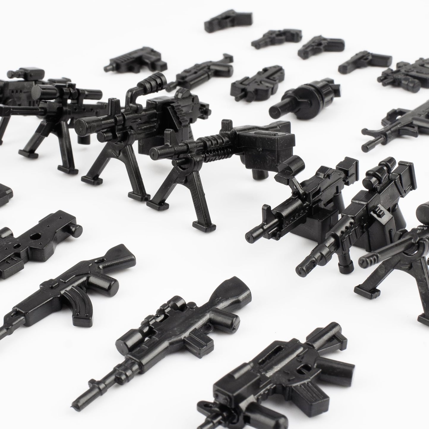 MaozyHomie  Pack Military  Accessories Chicken Gear Weapon Parts Toys Military Equipment Battle Blocks Bricks Compatible with Major Brand  3 Years Old and up  Us (88pcs)