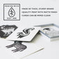 Wee Gallery Black And White Art Flash Cards For Babies, High Contrast Educational Animal Picture Cards, Baby Visual Stimulation, Brain And Memory Development In Infants And Toddlers - Original Animals