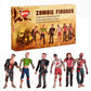Bohs Zombie Action Figures Gift Package - Scary Toys For Boys And Girls - 4 Inches - Pack Of 6