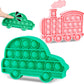 Funblast Pop It  Popit Game, Poppet For Kids, Train With Car Pop Bubble Fidget Toys, Popit Fidget Toy, Pop It For Girls (Pack O