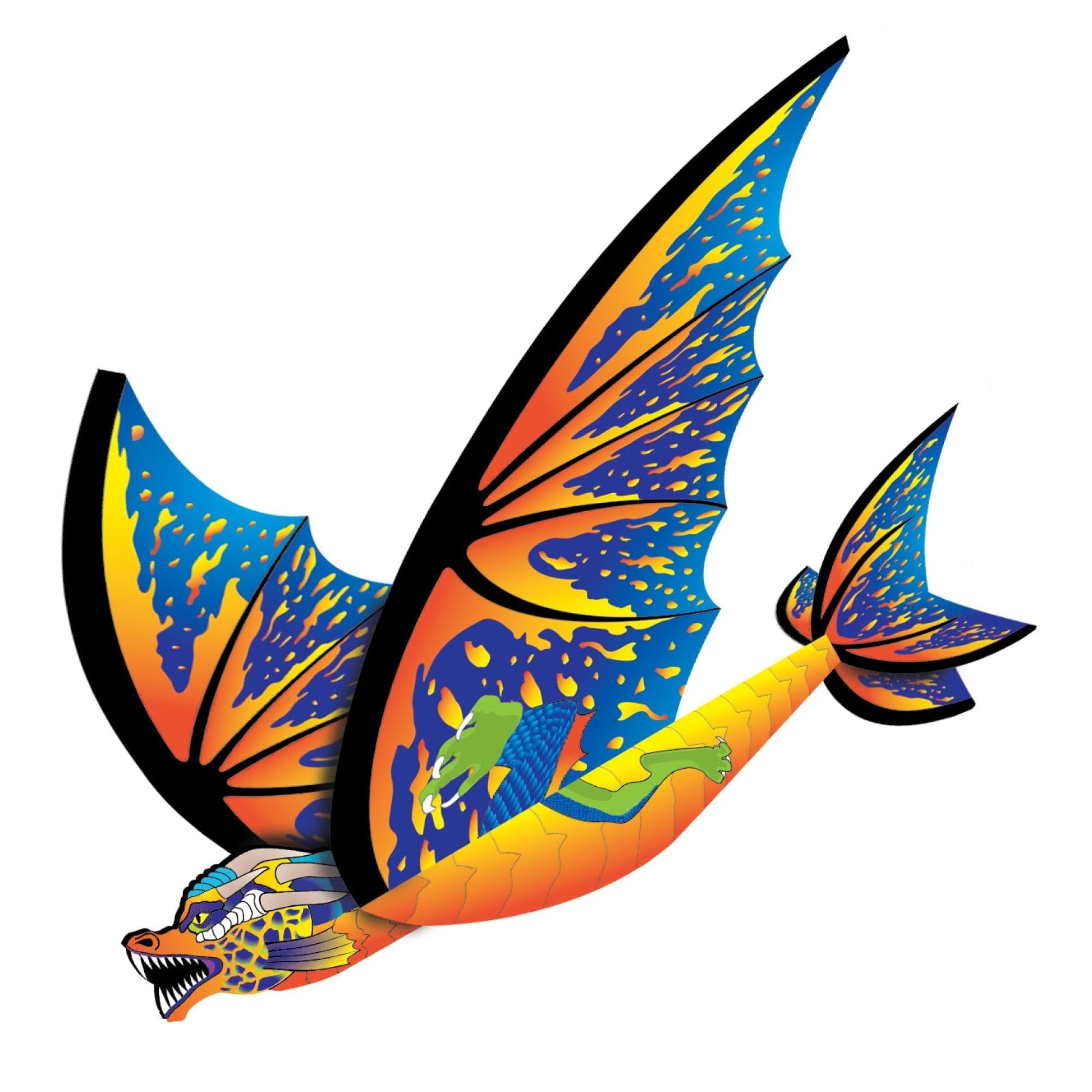 X-Kites Flexwing Dragon Glider, Cyan, 16 Inches