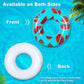 Heysplash Cartoon Swim Ring, Inflatable Durable Round Shaped Flamingo Summer Pool Beach Party Swimming Float Tube, Water Fun Swi