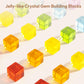 Woodtoe Wooden Building Blocks Set For Kids, 24 Pcs Rainbow Gem Cubes Stacking Blocks - 2 Wood House, Montessori Stacking Toy Fo