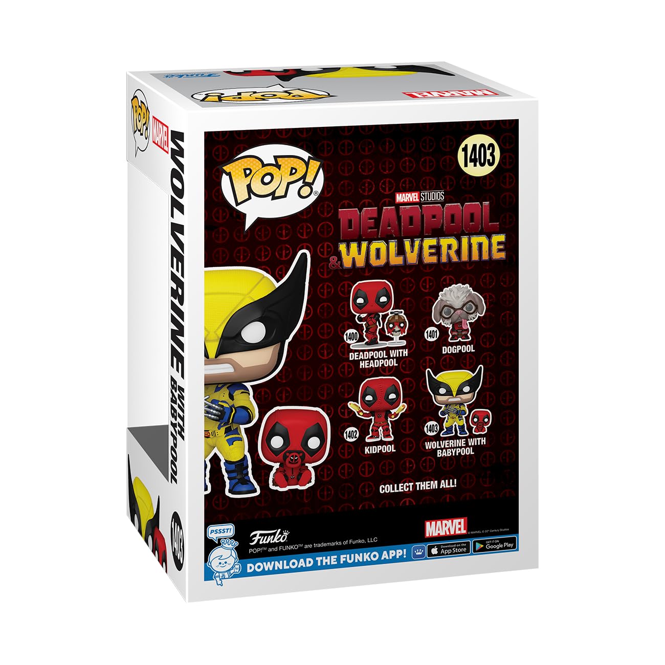 Funko Pop! & Buddy: Deadpool & Wolverine - Wolverine With Babypool - Collectable Vinyl Figure - Gift Idea - Official Merchandise - For Kids & Adults - Movies Fans - Model Figure For Collectors