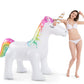 Jasonwell Unicorn Sprinkler Inflatable Unicorn Water Toys Outdoor Inflatable Ginormous Unicorn Yard Sprinkler For Kids (L)