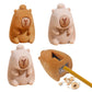 Funblast Capybara Shape Pencil Sharpener For Kids - Set Of 4 Pcs Sharpener For Kid, Stationery Items Aesthetic, Stylish Sharpene