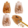 Funblast Capybara Shape Pencil Sharpener For Kids - Set Of 4 Pcs Sharpener For Kid, Stationery Items Aesthetic, Stylish Sharpene