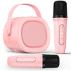 Lenrue Karaoke Machine For Kids With 2 Wireless Microphone, 4 Magic Voices, Karaoke For Girls Boys, Best Birthday Gifts For Kids