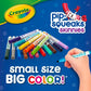 Crayola Pip-Squeaks Skinnies Washable Markers (64ct), Mini Markers for Kids, Coloring Markers, Craft Supplies, Kids Holiday Gift