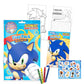Sonic the Hedgehog Birthday Party Favors and Supplies Bundle - 12 Sonic Activity Play Packs for Boys, Girls with Mini Coloring B