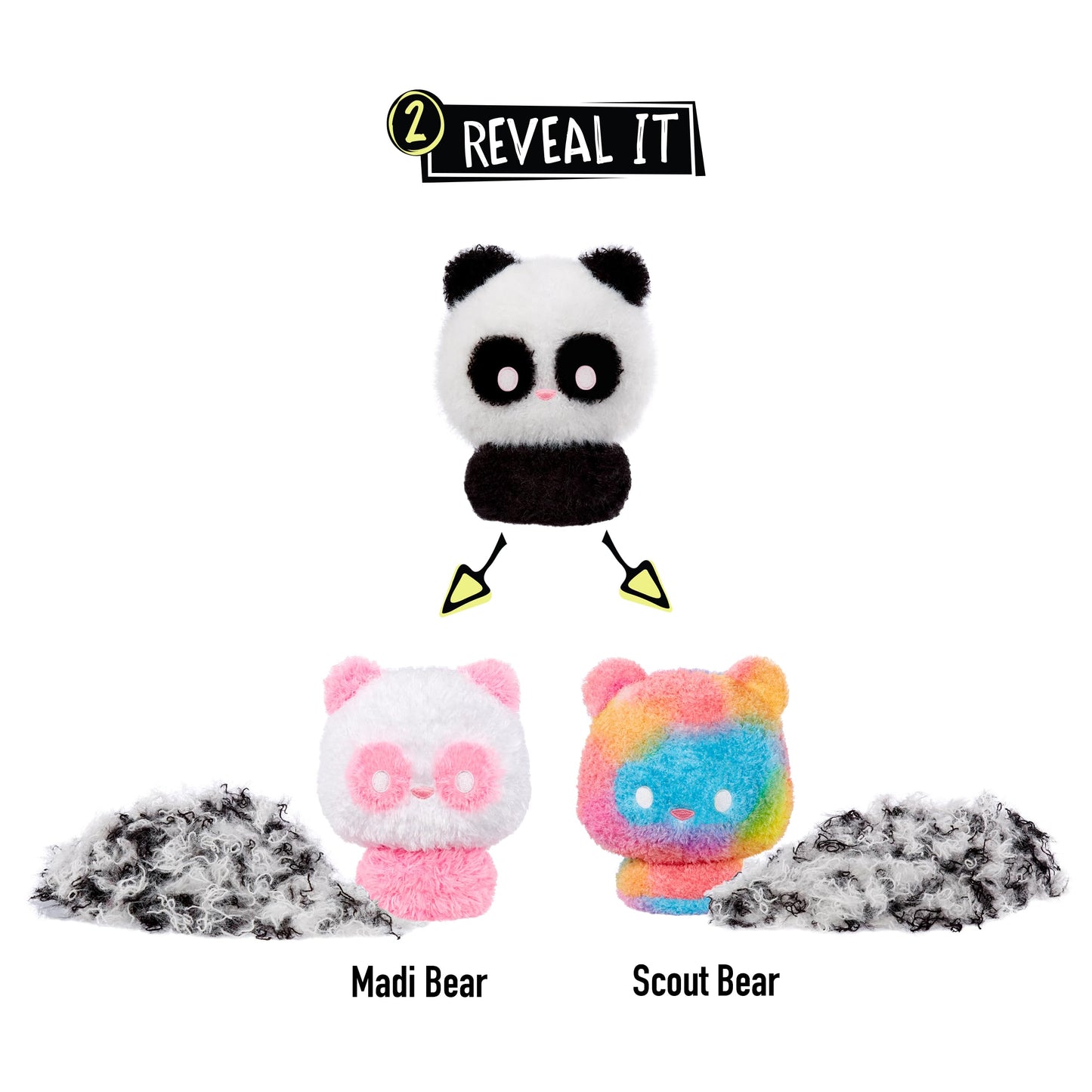 Fluffie Stuffiez Panda Plush - Small Collectible, Ultra Soft Polyester, Multicolor, Model 594215EUC, Surprise Reveal Unboxing