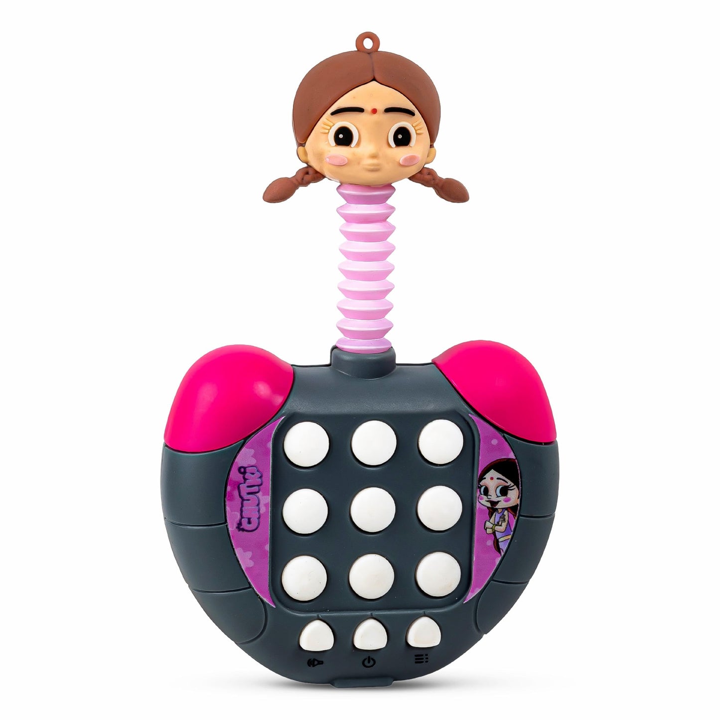 Truzo Chota Bheem Mobile Toy For Kids | Cute & Cheerful Chutki | Musical Learning Toy With Lights, Sounds & Fun Buttons | Intera