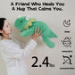 Gudisi Weighted Dinosaur Plush Toy, 15.7 Inch Green Dino, Huggable Cotton Stuffed Animal for Kids & Adults, Gift for All Occasions