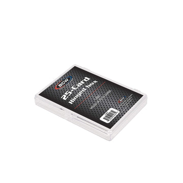 Bcw Hinged 25 Ct Card Box
