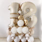 40 Inch Cream White Number 15 Balloon, Large 15 Balloon Numbers, Big Foil Helium 15 Birthday Balloons for 15th Birthday Party De