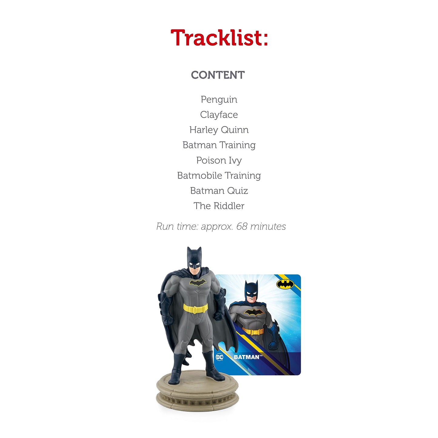 Tonies Batman Audio Toy Figurine From Dc