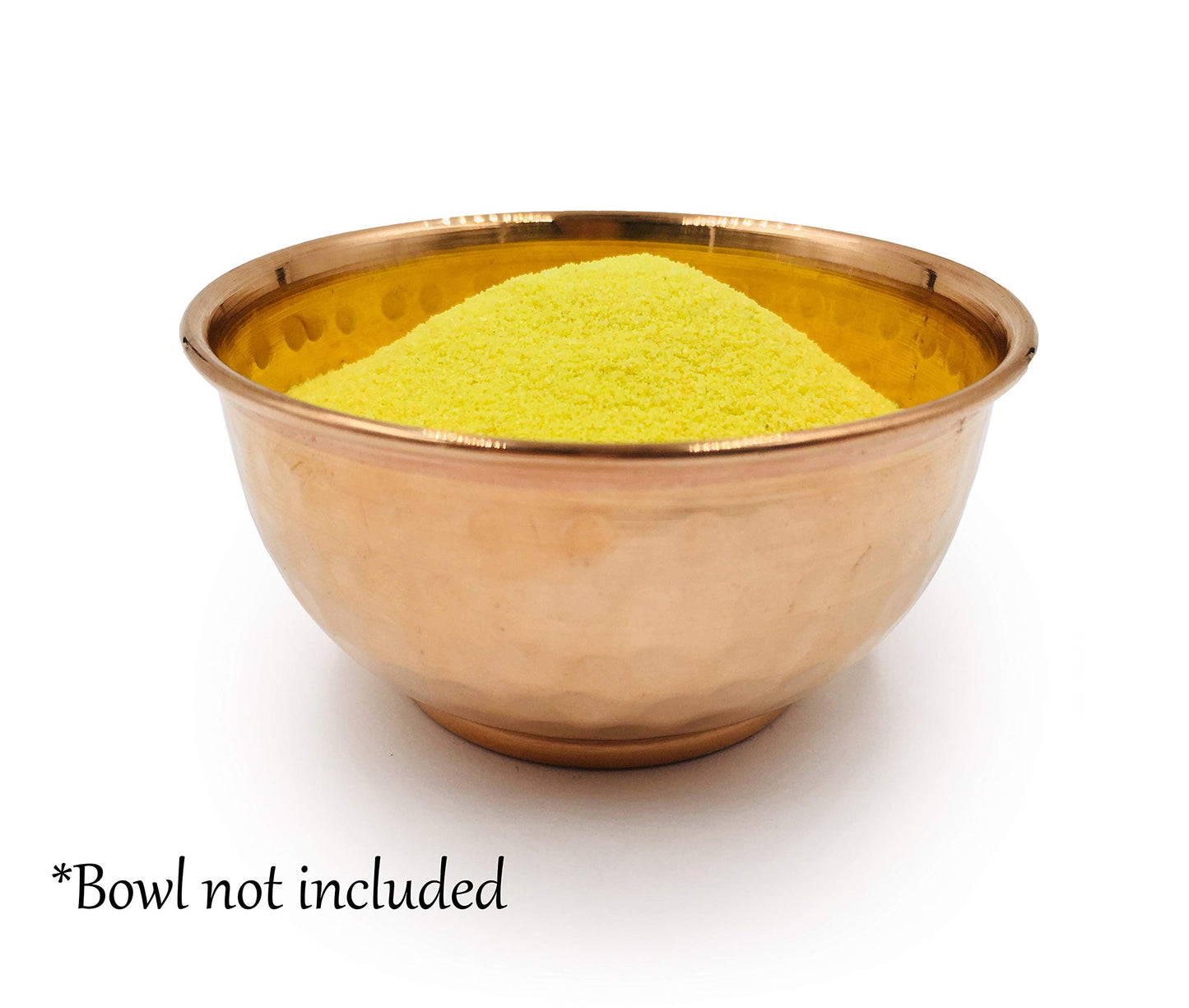 Yellow Sand - Fine Sand for Zen Garden, Resin Incense Burner, Smudge Bowl, Ritual Incense, Cast Iron Cauldron, Unity Ceremony, S