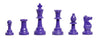 The House of Staunton Small Purple Plastic Chess Set