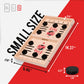 Bungee Table Fast Sling Puck Game - Small Size - Test Your Speed And Accuracy With This Fast-Paced Wooden Air Hockey Board Game