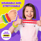 Sensory Fidget Toys For Kids Adults - 8 Pack Stretchy Fidget Bracelet | Texture & Calming Autism Sensory Toys For Special Needs Autistic Children | Calm Down Toy For Toddler Girls Boys