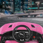 Costzon Ride On Car, 12V Licensed Jaguar F-Type Svr Battery Powered Ride On Toy W/Remote Control, Front/Rear Lights, Mp3, Music, 3 Speeds, Spring Suspension, Electric Vehicle For Kids (Pink)