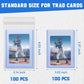 Dedc 200 Pcs Team Bag Top Loaders For Cards (100Pcs Team Bag Trading Card & 100Pcs Top Loaders Sleeves), Team Set Bags
