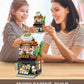 noziaa Japanese City Street View Matcha Shop  MOC Creative Building Blocks House Set  Simulation Architecture Construction Toy  Gifts Idea for Kids mature-themeds (Mini Blocks 379 pcs)