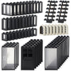 Feleph Windows And Doors Kit Interior Decoration Accessories Moc Building Block Set 118 Pieces And Parts Compatible With Major B