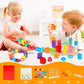Aoumi Montessori Toys For 2 3 4 Year Old Wooden Shape Matching Game & Lacing Beads Preschool Learning Activities Fine Motor Skills Toys Sorting Stacking Toddler Toys Age 2-4 Boys Girls